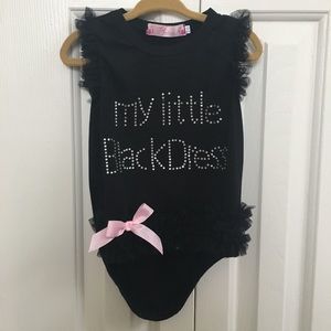 Baby Girl Little Black Dress 12mos